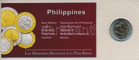 Fülöp-szigetek 2006. 10P bimetál "A világ bicolor pénzérméi" sorozat vákuum csomagolt forgalmi érméje T:UNC-AU Philippines 2006. 10 Pesos bimetallic "Bicolor coins of the world" series vacuum-packed circulation coin C:UNC-AU