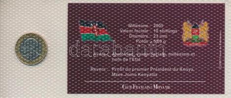 Kenya 2005. 10Sh bimetál "A világ bicolor pénzérméi" sorozat vákuum csomagolt forgalmi érm...