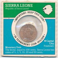Sierra Leone 1964. 1/2c bronz az amerikai "Super Golden Crisp" mézes reggelis dobozba csom...