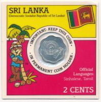 Srí Lanka 1978. 2c Al az amerikai "Super Golden Crisp" mézes reggelis dobozba csomagolt kiadása a második szériából T:UNC Sri Lanka 1978. 2 Cents Al from the second series of US "Super Golden Crisp" honey breakfast box C:UNC