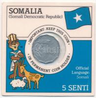 Szomália 1976. 5s Al az amerikai "Super Golden Crisp" mézes reggelis dobozba csomagolt kiadása a második szériából T:UNC, hajlott csomagolás Somalia 1976. 5 Senti Al from the second series of US "Super Golden Crisp" honey breakfast box C:UNC, folded packaging