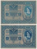 1902. 1000K piros "MAGYARORSZÁG" felülbélyegzéssel (2x) T:F beszakadások
Adamo K35B