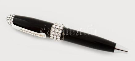 Charles Dickens toll, Swarovski kristályokkal kirakva, eredeti tokjában, h: 10 cm