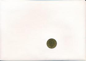 Közép-afrikai Államok 1983. 5Fr Al-bronz "Kamerun" érmés borítékban, Egyenlítői Guinea bél...