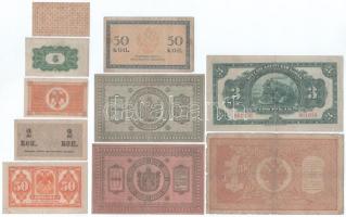 Orosz Birodalom 1898-1918. 10db-os bankjegytétel T:F,VG
Russian Empire 1898-1918. 10pcs banknote lo...