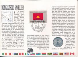 Kambodzsa 1979. 5s, felbélyegzett borítékban, bélyegzéssel, német nyelvű leírással T:UNC Cambodia 19...
