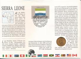 Sierra Leone 1964. 1/2c felbélyegzett borítékban, első napi bélyegzős ENSZ bélyegzéssel, német nyelv...