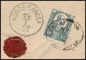 1872 Könyvnyomású 5kr díjjegyes ajánlott boríték Réznyomat 10kr díjkiegészítéssel "DEBRECZEN / ...