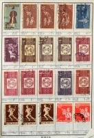 6 db A5-ös cserefüzet, benne vegyes külföldi bélyegek sok némettel, kb 5.000 db bélyeg