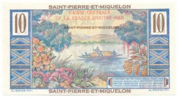 Saint Pierre és Miquelon DN (1950-1960) 10Fr T:UNC
Saint Pierre and Miquelon ND (1950-1960) 10 Fran...
