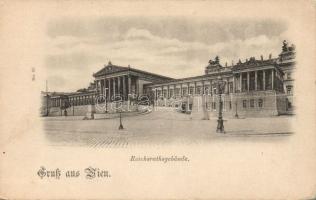 Bécs, Reichsratsgebäude / Birodalmi tanács épülete, Vienna, Reichsratsgebäude / imperial council