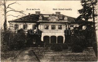 1937 Zsámbok, Báró Schell kastély, Salgó Rezső kiadása 3041. (EB)