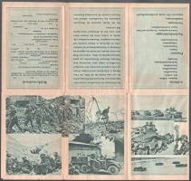 cca 1940 Unteroffiziere im Großdeutschen Heer, a német hadseregről szóló képes prospektus, harcjármű...