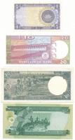 Banglades DN(1973-2002) 1T + 10T + 20T + Salamon-szigetek DN(2006) 2$ T:AU, közte egy XF, egyiken tű...
