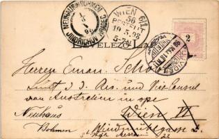 1898 (Vorläufer!) Pétervárad, Peterwardein, Petrovaradin (Újvidék, Novi Sad); Festung, Kamenitz mit ...