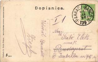 1914 Pakrác, Pakrac; Pravoslavna crkva sa biskupskim dvorom / ortodox templom, püspöki palota Kiadja...