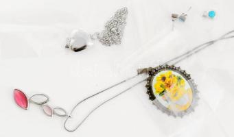 Vegyes minőségi bizsu tétel, közte több jelzett ezüst (Ag) darabbal, átnézésre érdemes