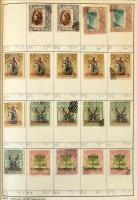 Angol gyarmatok 3 db A5-ös cserefüzet, benne kb 2.500-3.000 db bélyeg