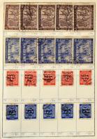 6 db A5-ös cserefüzet, benne kb 4-5.000 db vegyes külföldi bélyeg