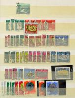Svájc 1915-1990 Pro Patria, Pro Juventute + normál kiadások, kb 500 db bélyeg sok sorral és többlet ...