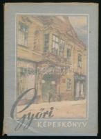 Valló István: Győri képeskönyv. Csánky Dénes, Pfannl Egon, és Weichinger Károly képeivel. Officina Képeskönyvek 39. Bp., 1942, Officina, 46+(2) p.+ 24 (fekete-fehér) t.+ 4 (színes) t.+ (2) p. Kiadói kartonált papírkötés, sérült gerinccel, sérült hártyapapír védőborítóban,
