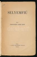 Tersánszky Józsi Jenő: Selyemfiú. Bp., [1942], Jelen, 160 p. A borító Szarvas László munkája. Kiadói...