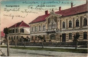 1925 Szentgotthárd, Kossuth Lajos utca. Wellisch Béla kiadása (EB)