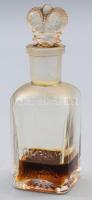 Tha Crown Parfumert Company London parfümös üveg, tartalommal, m: 11,5 cm