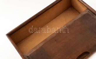 Fa tárolódoboz, 18x35x10 cm