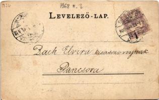 1900 Szeged, Kereskedelmi iskola. Römmler &amp; Jonas (Dresden) (EB)