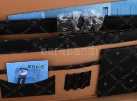 König Austria 24 részes kés készlet, pár kiegészítővel, teljes szett, díszkofferben, használatlan