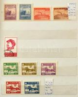 Kínai Népköztársaság összeállítás 10 lapos 4-esnél kisebb berakó 7 oldalán