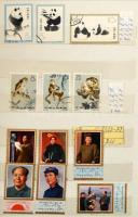 Kínai Népköztársaság összeállítás 10 lapos 4-esnél kisebb berakó 7 oldalán