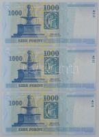 2011. 1000Ft (3x) sorszámkövetők "DC 3578843 - DC 3578845" T:UNC
Adamo F55N