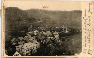 1902 Lokve, látkép. Juraj Malnar kiadása / general view (fl)