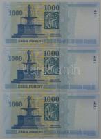 2011. 1000Ft (3x) sorszámkövetők "DA 8562310 - DA 8562312" T:UNC
Adamo F55N