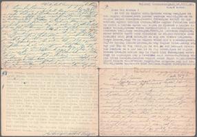 14 db II. világháborús tábori postai levelezőlap Berettyóújfaluba küldve