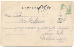 1912 Rahó, Rahau, Rakhiv, Rahovo (Máramaros); Erdőhivatal. Rosenblüth Emanuel kiadása / forestry (áz...