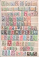 Montenegro 98 db bélyeg sok portóval, klasszikusokkal is, A/4-es berakólapon