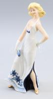 Lippelsdorf szőke nő estélyiben. Jelzett, hibátlan, m: 27 cm