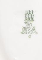 Zsolnay őz a gidájával. Jelzett, hibátlan, m: 17,5 cm