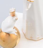 Aquincum királylány és békakirályfi. Terv.: Ősz Szabó Antónia. Kézzel festett, jelzett, hibátlan, m:...