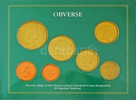 Ausztrália 1985. 1c-1$ (7xklf) forgalmi sor eredeti tokban T:UNC
Austrialia 1985. 1 Cent - 1 Dollar...