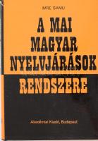 Imre Samu: A mai magyar nyelvjárások rendszere. Bp., 1971, Akadémiai Kiadó. Kiadói kartonált kötés, papír védőborítóval, jó állapotban.