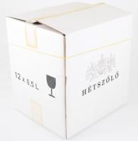 1993 Hétszőlő 5 puttonyos Tokaji Aszú, 12 db bontatlan palack édes desszertbor, eredeti kartondobozb...