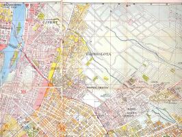 [Térkép] Budapest és környékének térképe. Tervezte: Stoits György. Mértéke: 1:25 000. (1938).
Budap...