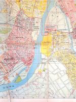 [Térkép] Budapest és környékének térképe. Tervezte: Stoits György. Mértéke: 1:25 000. (1938).
Budap...