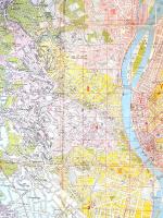 [Térkép] Budapest és környékének térképe. Tervezte: Stoits György. Mértéke: 1:25 000. (1938).
Budap...