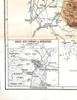 [Térkép] Háromszék megye térképe. Tervezte: Gönczy Pál. Rajzolta: Kogutowicz Manó. Mértéke: 1:300 00...