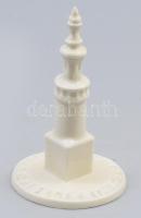 Drasche Sopron Civitas Fidelissima porcelán szobor, jelzett, tetején kis lepattanással, m: 10,5 cm